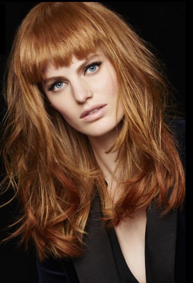 Coupe de cheveux femme avec frange